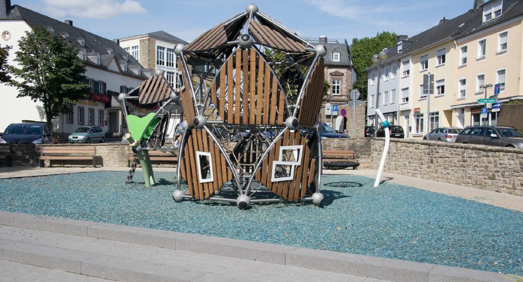 blaues &Ouml;cocolor Stadtgebiet Bitburg